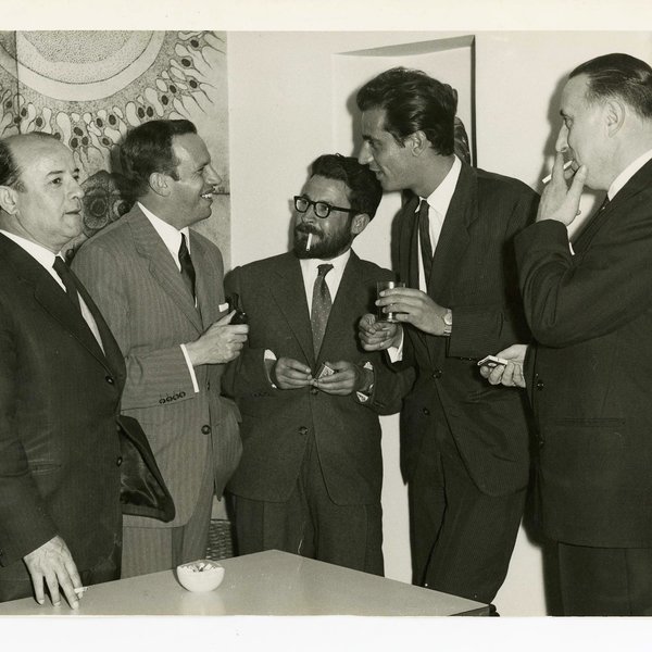 Manuel da Fonseca, David Mourão Ferreira, Francisco Castro Rodrigues, Alexandre Babo e Faure da R...