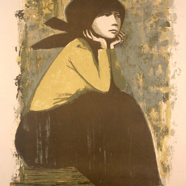 'Rapariga no cais', 1957
