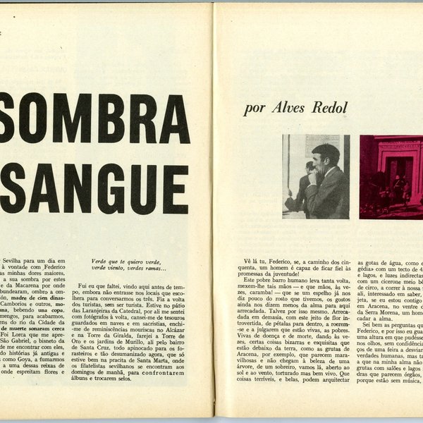 'Sombra e sangue'. In Almanaque, jul. 1960, p.56-66.