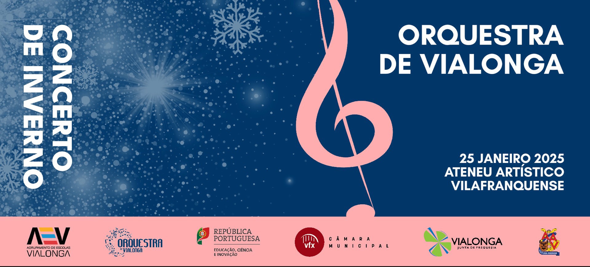 Concerto de Inverno da Orquestra de Vialonga no Ateneu Artístico Vilafranquense