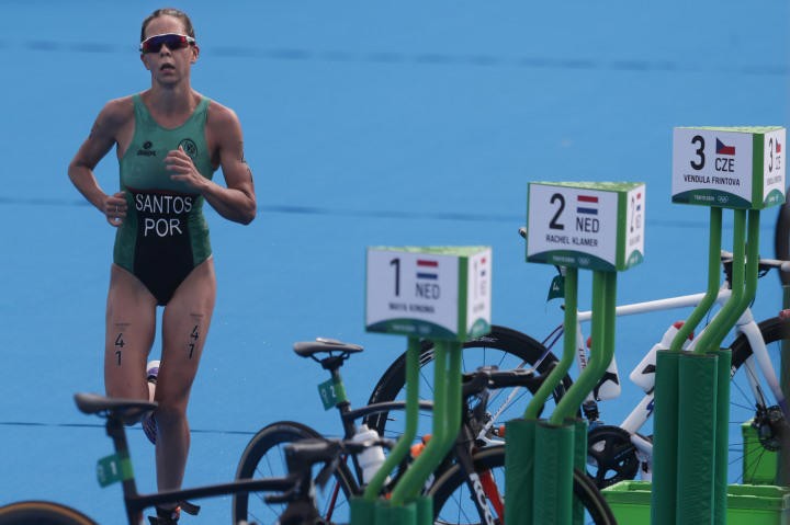 Melanie Santos foi 2ª na Taça do Mundo de Triatlo