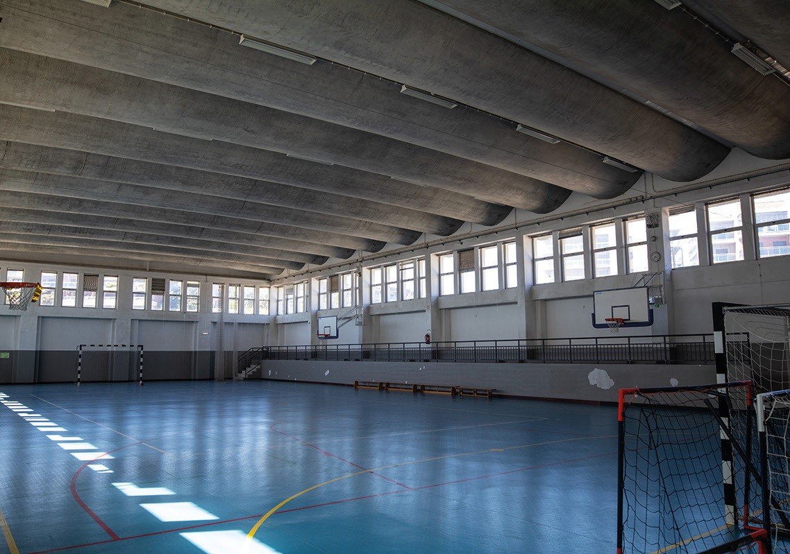 Melhoramentos nas coberturas do Pavilhão Desportivo da Escola Básica (EB) da Malvarosa, Jardim de...