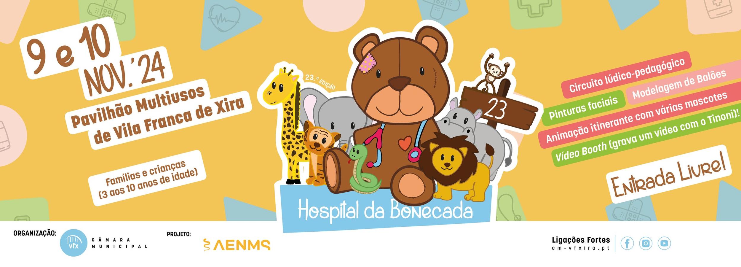 Hospital da Bonecada – 9 e 10 de novembro