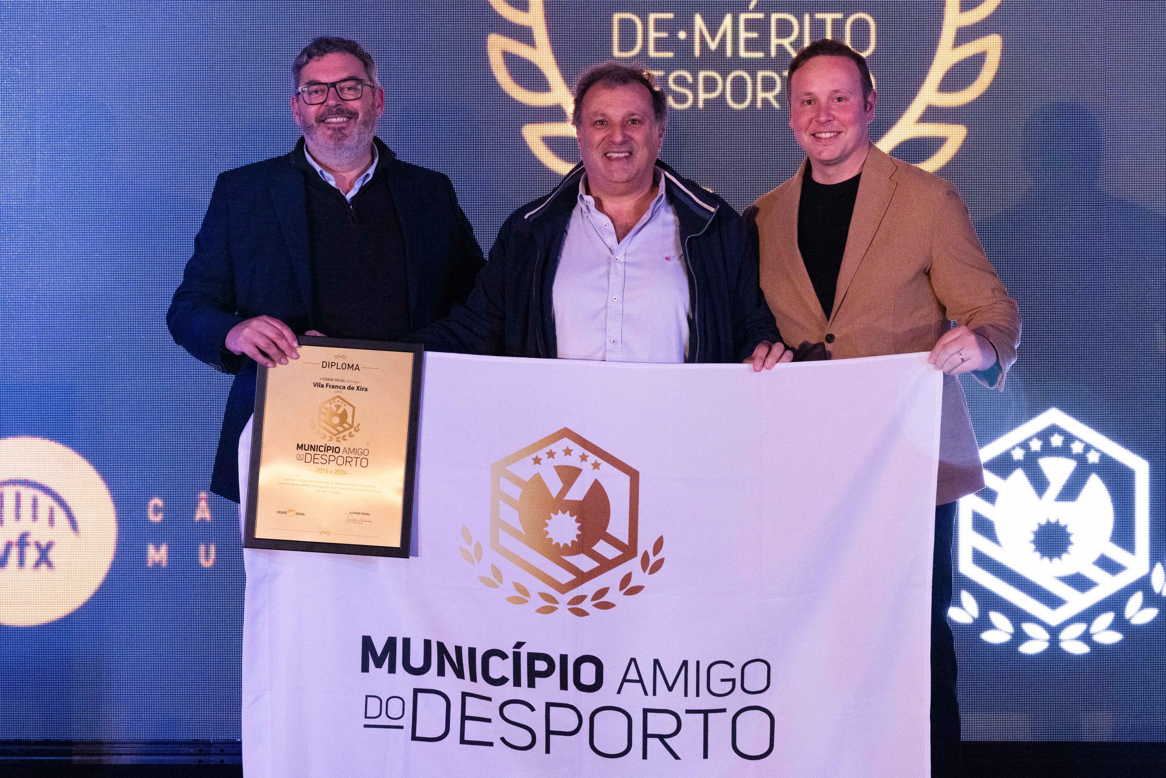 Vila Franca de Xira recebe em casa o Galardão de “Município Amigo do Desporto”