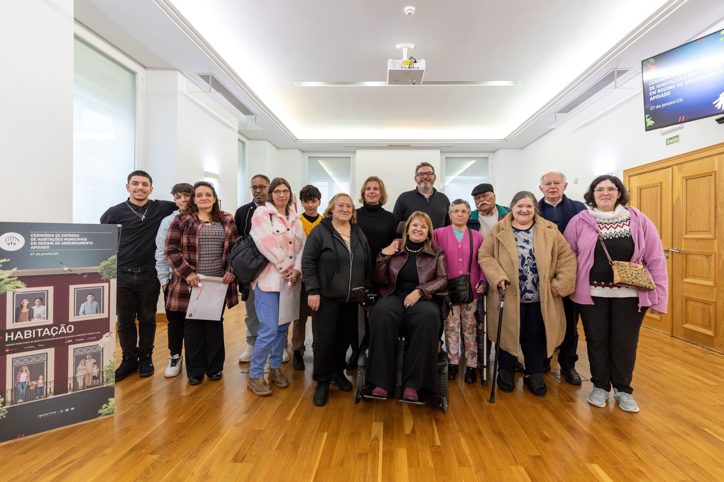 Mais sete famílias recebem casa atribuída pela Câmara Municipal de Vila Franca de Xira